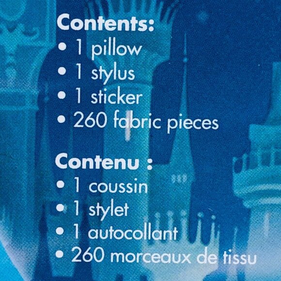 PlushCraft Disney Princess  Cinderella Pillow Fabric by Number New Sealed Age 5+ - Picture 8 of 14